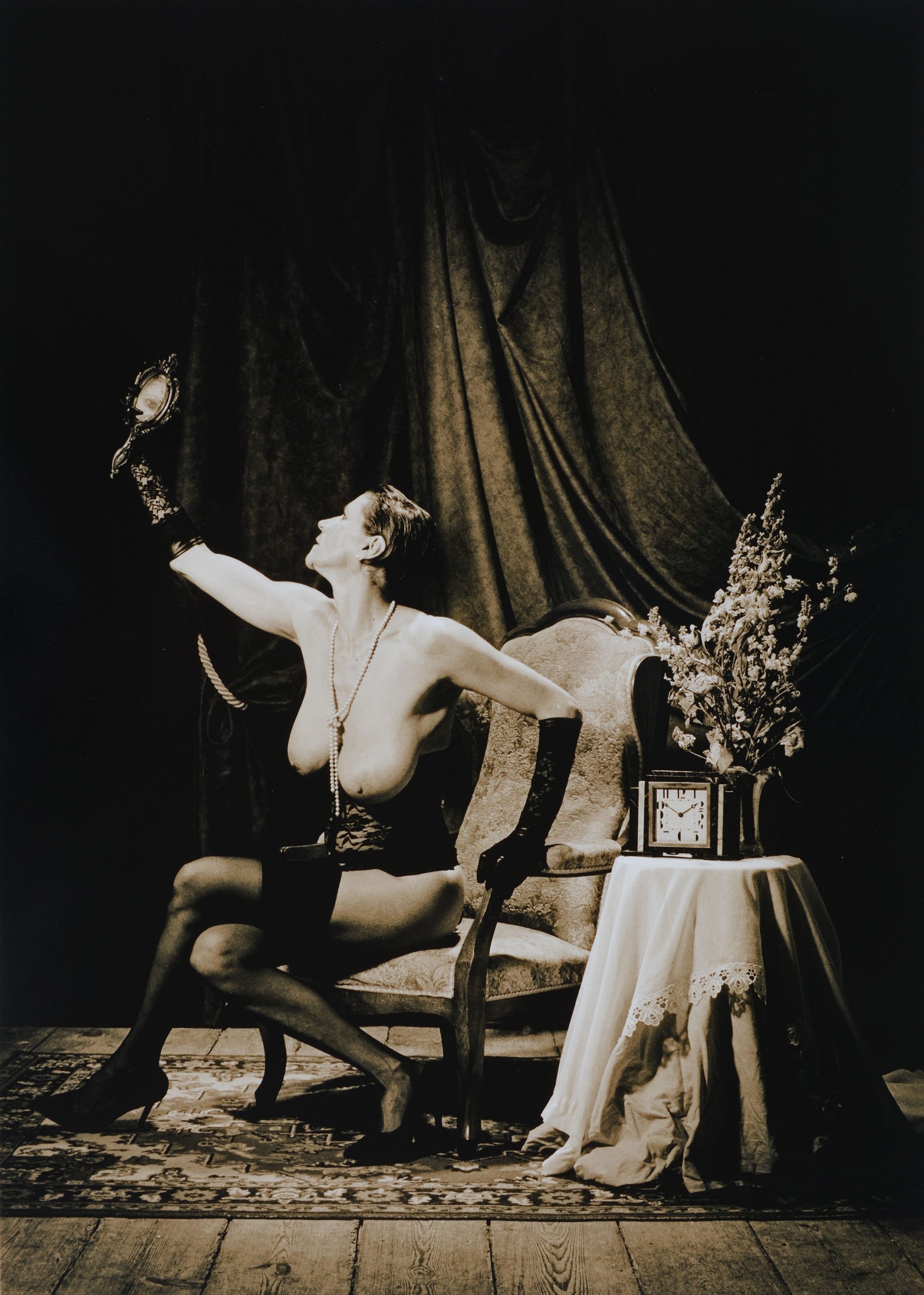 « VANITAS » May 2021 Polysulphide toned chlorobromide silver gelatin print 50 x 60 cm